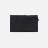 HOBO - Keen Continental Wallet - BLACK IN BUBBLE PEBBLED LEATHER
