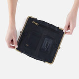 HOBO - Lauren Clutch- Wallet - BLACK SOFT PLEATED LEATHER