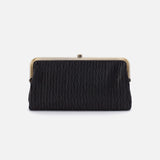 HOBO - Lauren Clutch- Wallet - BLACK SOFT PLEATED LEATHER