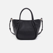 HOBO - MARGOT SATCHEL - BLACK IN PEBBLED LEATHER