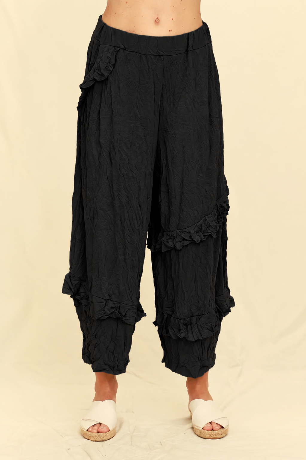Chalet Recycled Crinkle Jersey Christie Pant - C78050