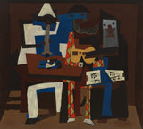 Oopera Raincoat - THREE MUSICIANS BY PABLO PICASSO - J2239RW-1