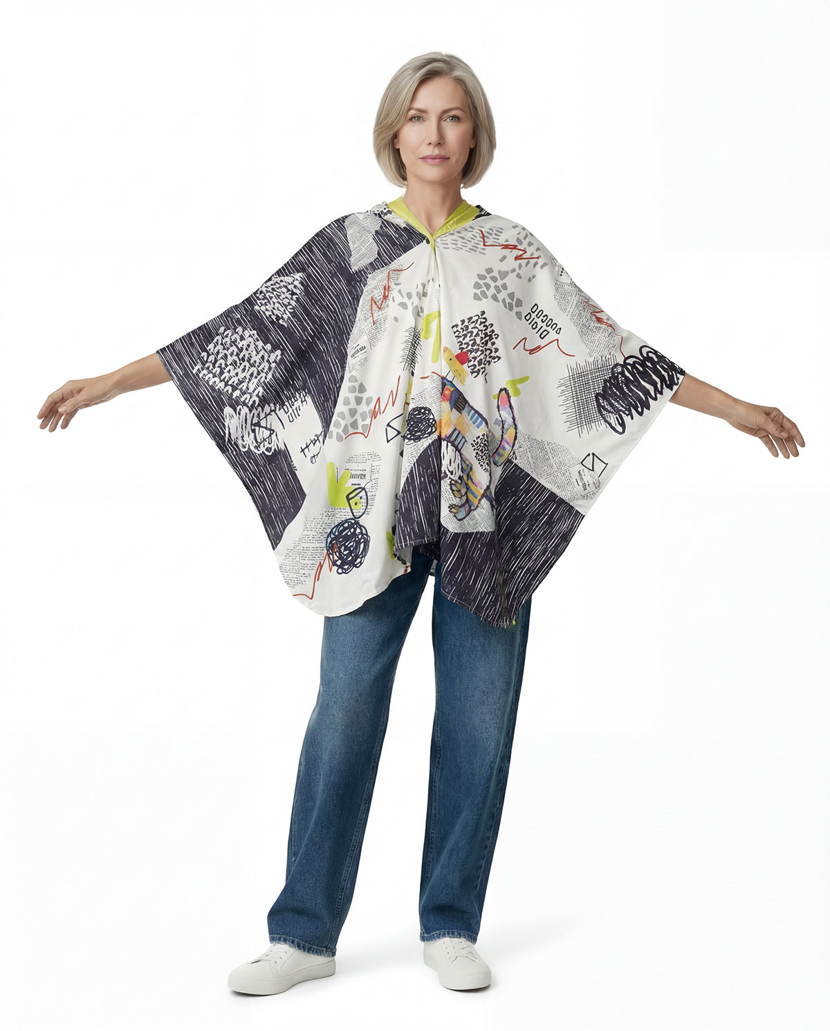 INOAH "Drew & Bird" - Poncho