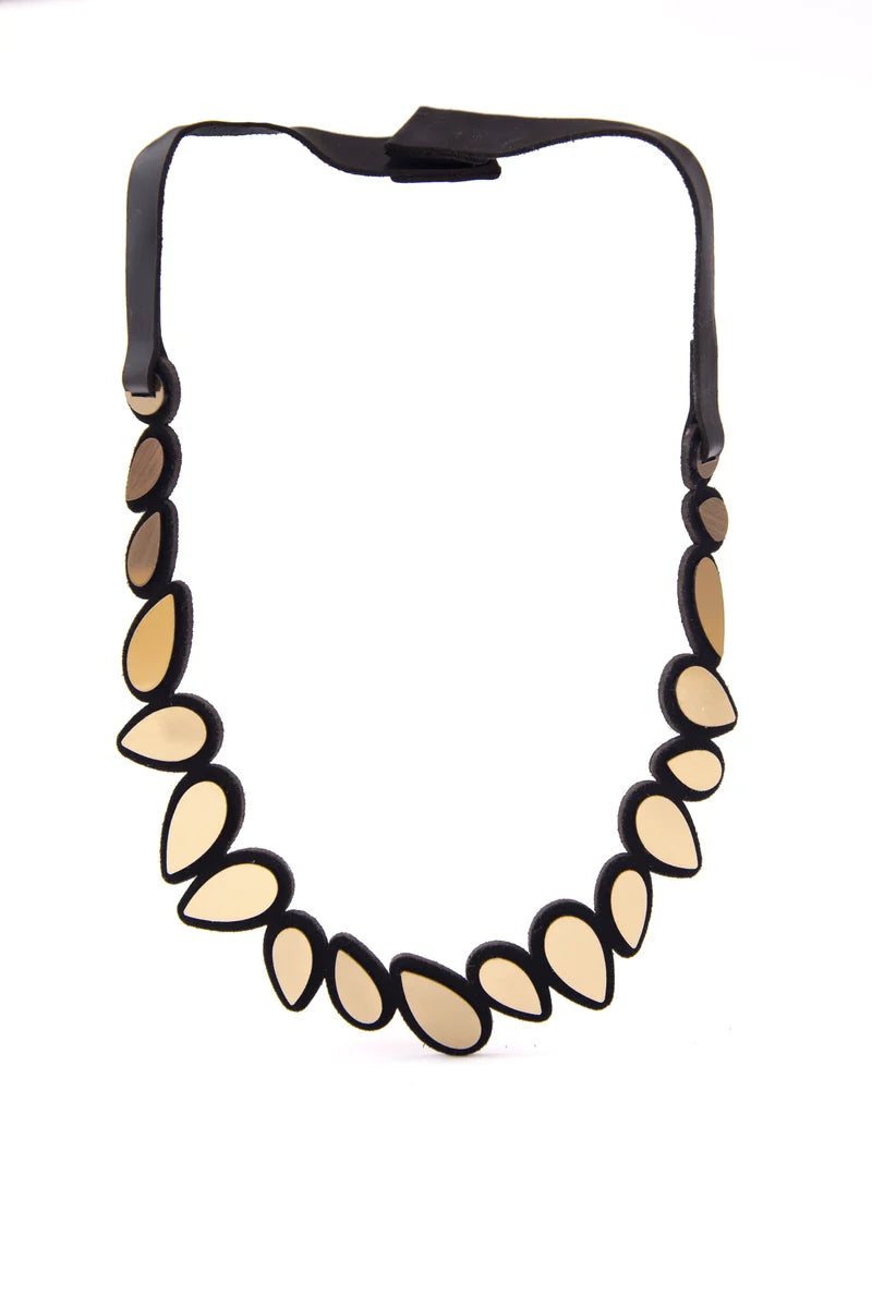 ISKIN SISTERS Raindrop Necklace Round - RD01GD01-JN - GOLD