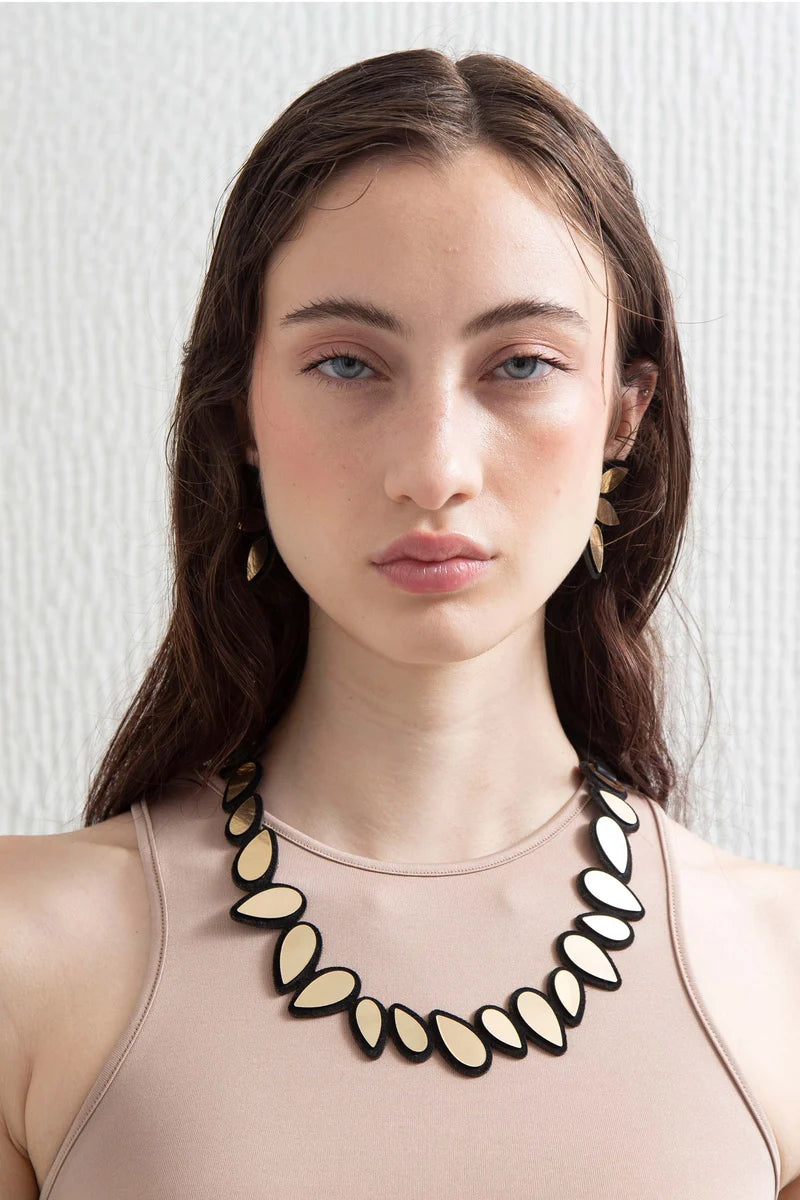 ISKIN SISTERS Raindrop Necklace Round - RD01GD01-JN - GOLD