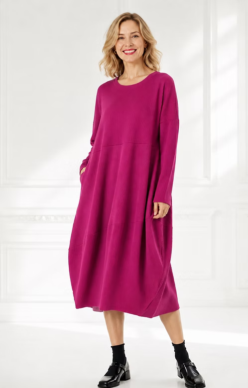 Vanite Couture Cotton Blend Dress - 85639 - ROSE