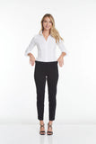 Slimsation ANKLE Women's Wide Band Pull On Pant with Tummy Control (M2623P)-BLACK