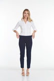 Slimsation ANKLE Women's Wide Band Pull On Pant with Tummy Control (M2623P)- MIDNIGHT