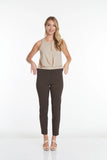 Slimsation ANKLE Women's Wide Band Pull On Pant with Tummy Control (M2623P)-  CHOCOLATE