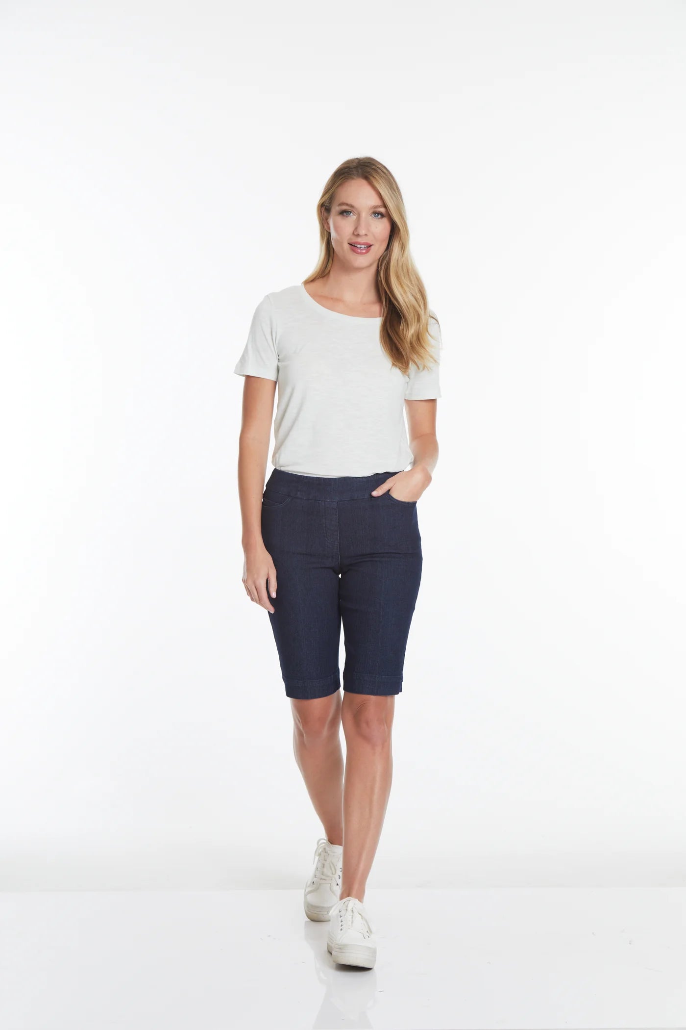 Slimsation DENIM Walking SHORTS (M2632W)- DENIM