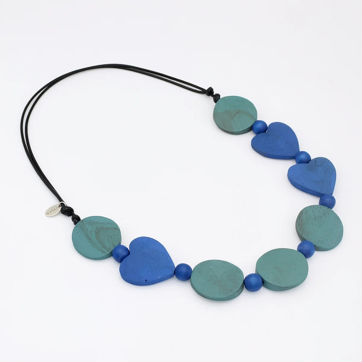 SYLCA Marina Blue Heartgrain Necklace