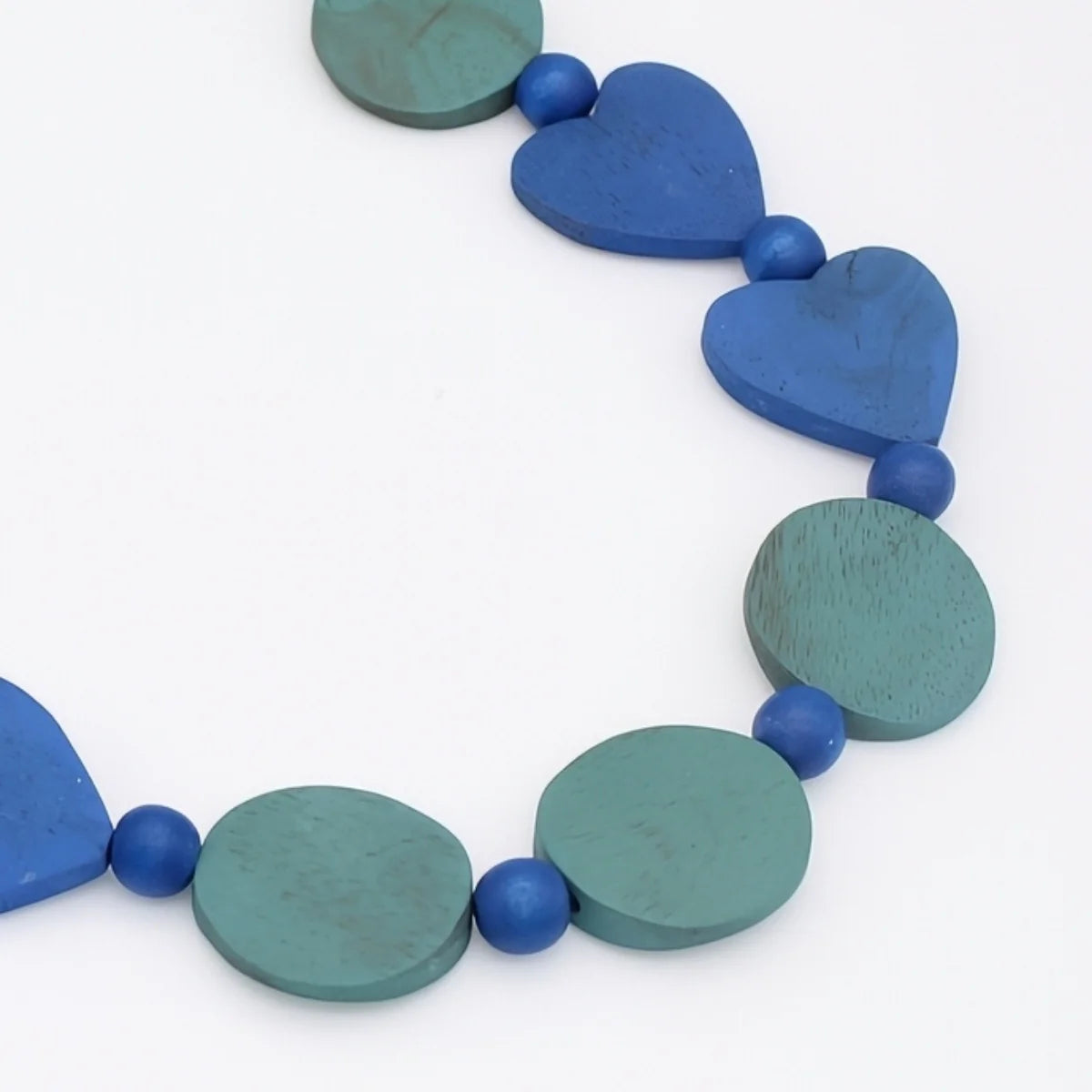 SYLCA Marina Blue Heartgrain Necklace