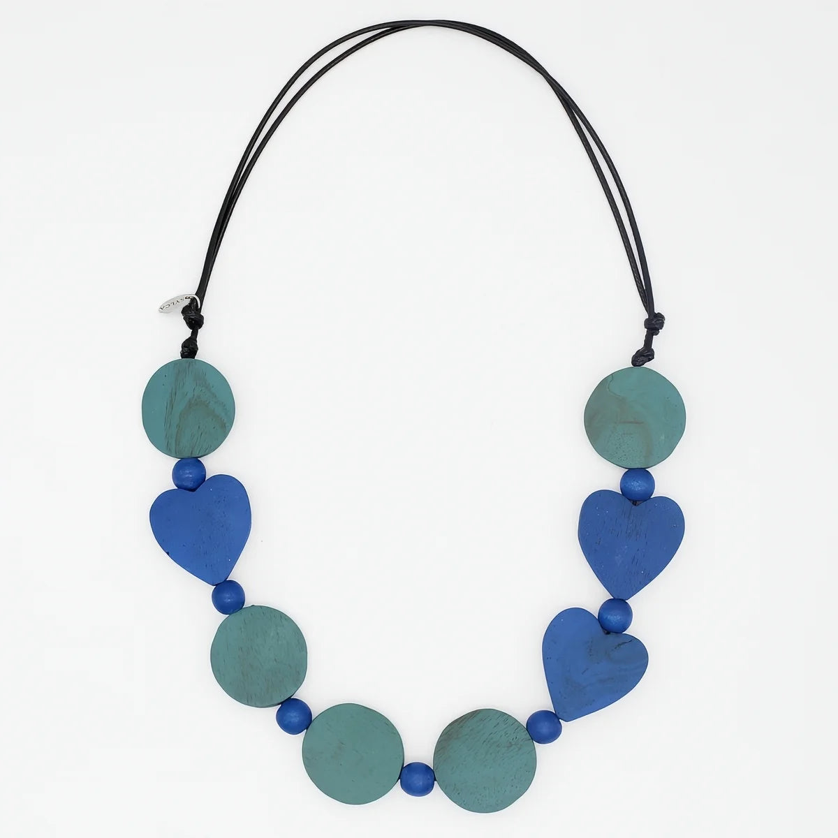 SYLCA Marina Blue Heartgrain Necklace