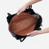 HOBO - Essential Large Tote - BLACK IN SOFT SAFFIANO LEATHER