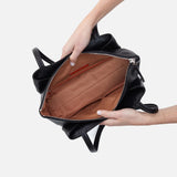 HOBO - Essential Medium Tote - BLACK IN SOFT SAFFIANO LEATHER