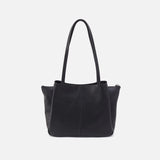 HOBO - Essential Medium Tote - BLACK IN SOFT SAFFIANO LEATHER