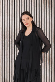 Kozan Melanie Cardigan - SH-25265 - WHITE MESH (NOT BLACK MESH)