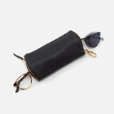 HOBO - Spark Double Eyeglass Case - BLACK IN PEBBLED LEATHER