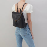 HOBO - Fern Backpack - BLACK IN PEBBLED LEATHER