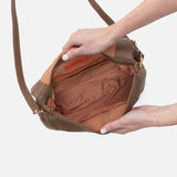 HOBO - Fern Foldover Large Messenger - DARK ELM IN PEBBLED LEATHER