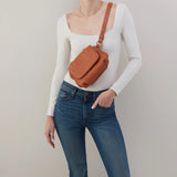 HOBO - Harley Crossbody Sling - WARM HONEY IN PEBBLED LEATHER