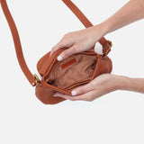HOBO - Harley Crossbody Sling - WARM HONEY IN PEBBLED LEATHER