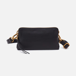 HOBO - Fern Slim Belt Bag - BLACK IN PEBBLED LEATHER