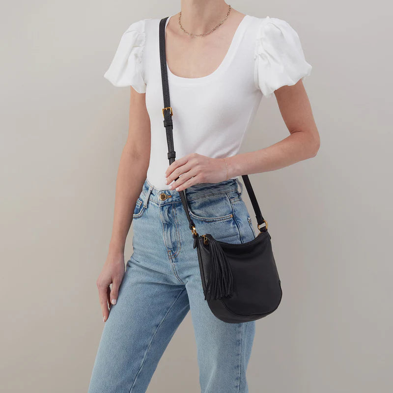 HOBO Lexi Crossbody - BLACK IN PEBBLED LEATHER