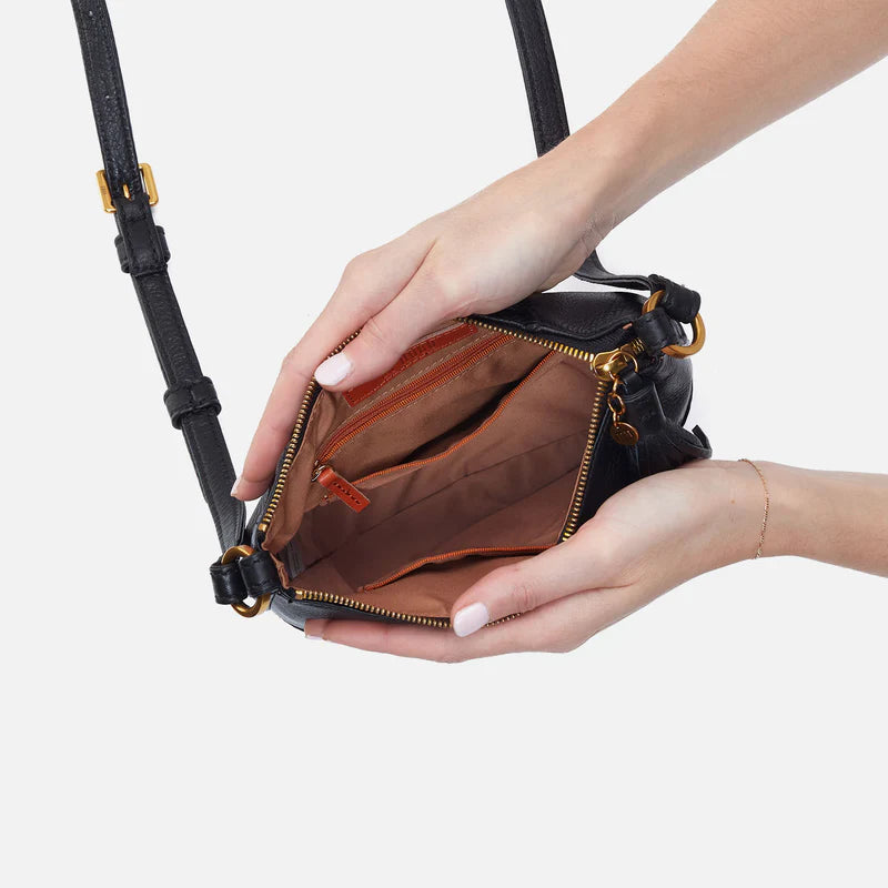 HOBO Lexi Crossbody - BLACK IN PEBBLED LEATHER