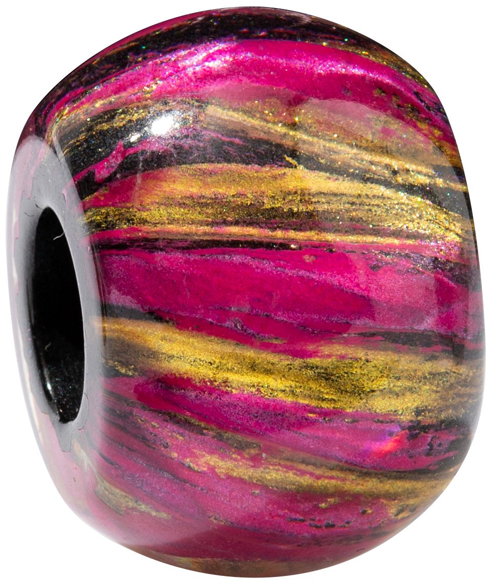 ZSISKA Bliss Glam Pink with Gold Swirl Bead - SSWIRP - PINK