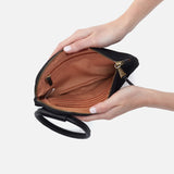 HOBO - Sable Wristlet - BLACK IN SUEDE