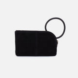 HOBO - Sable Wristlet - BLACK IN SUEDE