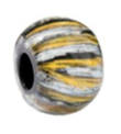 ZSISKA Bliss Glam Silver with Gold Swirl Bead - SSWIRS