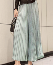Vanite Couture Pleated Flowy Pants - 6220 - MINT
