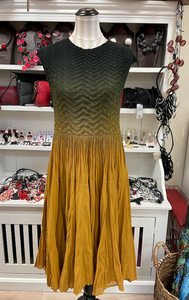 Vanite Couture Dress - 22138-1 MUSTARD