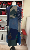 Yaza Batik Kasur Dress - BLUE
