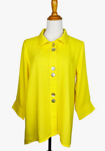 Fridaze AA132 - Susan's Linen Jacket - DAFFODIL