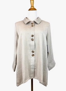 Fridaze AA132 - Susan's Linen Jacket - SAND