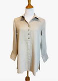 Fridaze AA192 - Eleanor Linen Blouse - SAND