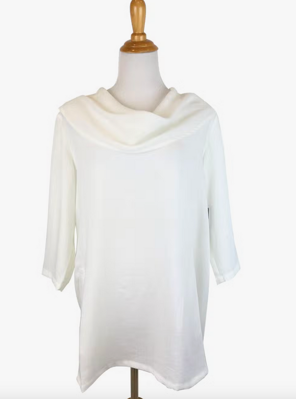 Fridaze AA305 - French Linen Pullover - WHITE