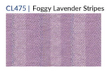 Fridaze AA161 - Short Tuxedo Linen Shirt - FOGGY LAVENDER STRIPES