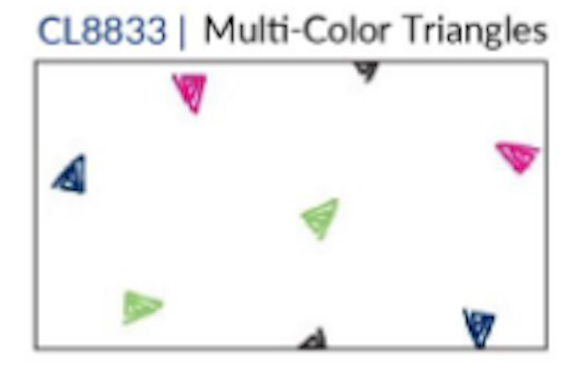 Fridaze AA319 - Katherine Linen Jacket - MULTI-COLOR TRIANGLES