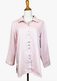 Fridaze AA59 - Fun Buttons Linen Shirt - PETAL