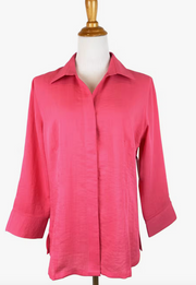 Fridaze AA265 - Diana Linen Shirt - PASSION FLOWER