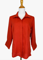 Fridaze AA265 - Diana Linen Shirt - PAPRIKA