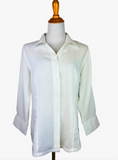 Fridaze AA265 - Diana Linen Shirt - WHITE