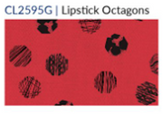 Fridaze AA366 Juilanne Linnen Blouse  - LIPSTICK OCTAGONS