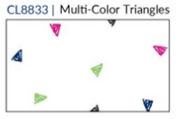 Fridaze AA366 Juilanne Linnen Blouse - MULTI-COLOR TRIANGLES