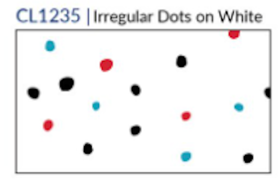 Fridaze AA366 Juilanne Linnen Blouse - IRREGULAR DOTS ON WHITE