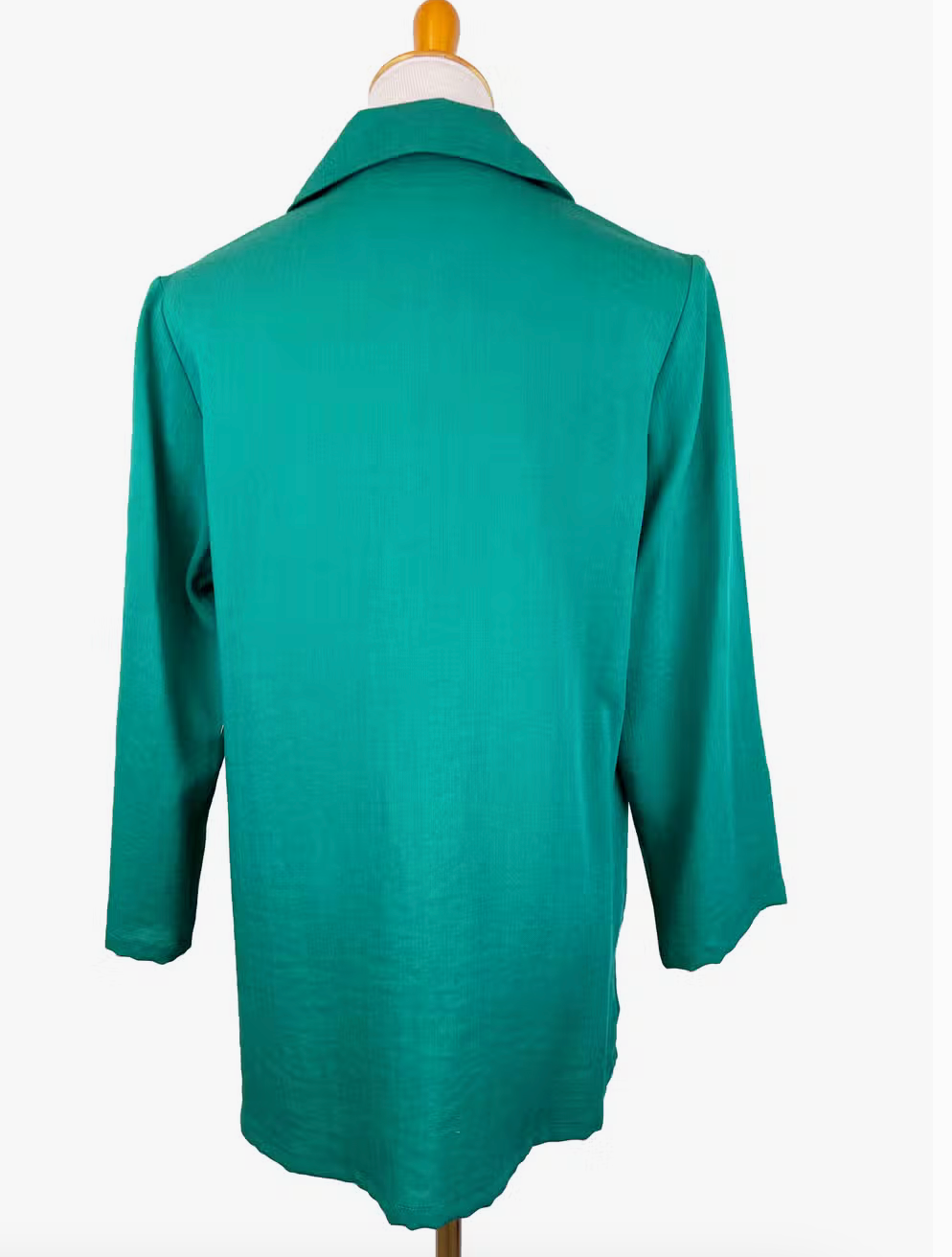 Fridaze AA366 Juilanne Linnen Blouse  - EVERGREEN